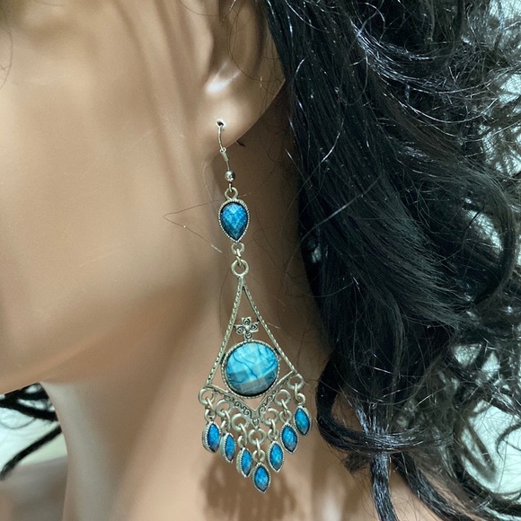 🌹Palm Beach Chandelier Earrings - Picture 2 of 6